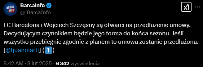 HIT! Oto PLANY Wojciecha Szczęsnego i Barcelony na przyszłość!